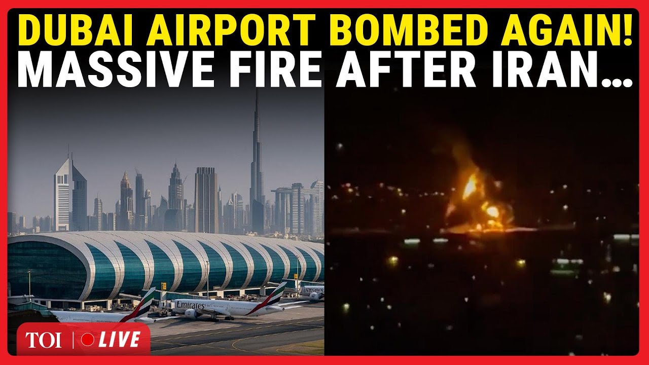 Dubai International Airport BOMBED: Fire Erupts, Flights Halted As Drone Strike Sparks Panic