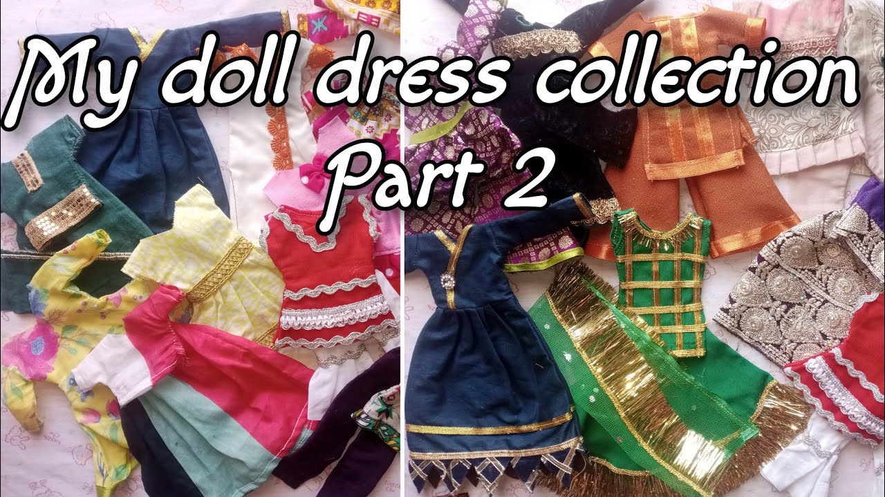 doll dress collection/showing all my barbie clothes part 2