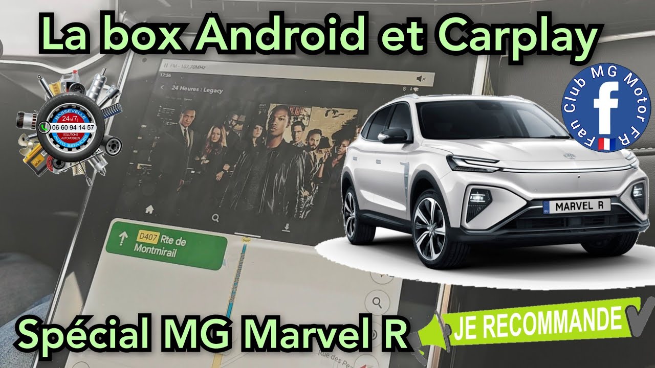 Un abonné à fait 200 km pour nous prendre le boîtier Android spécial MG Marvel R