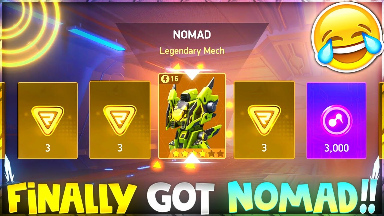 FINALLY I GOT NOMAD!! 😂✨ || TALKING MECHS || MECH ARENA || HRG ||