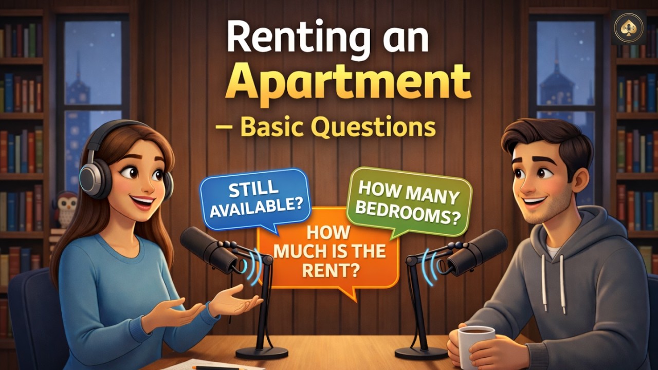 English for Beginners – Renting an Apartment Real Life Conversation