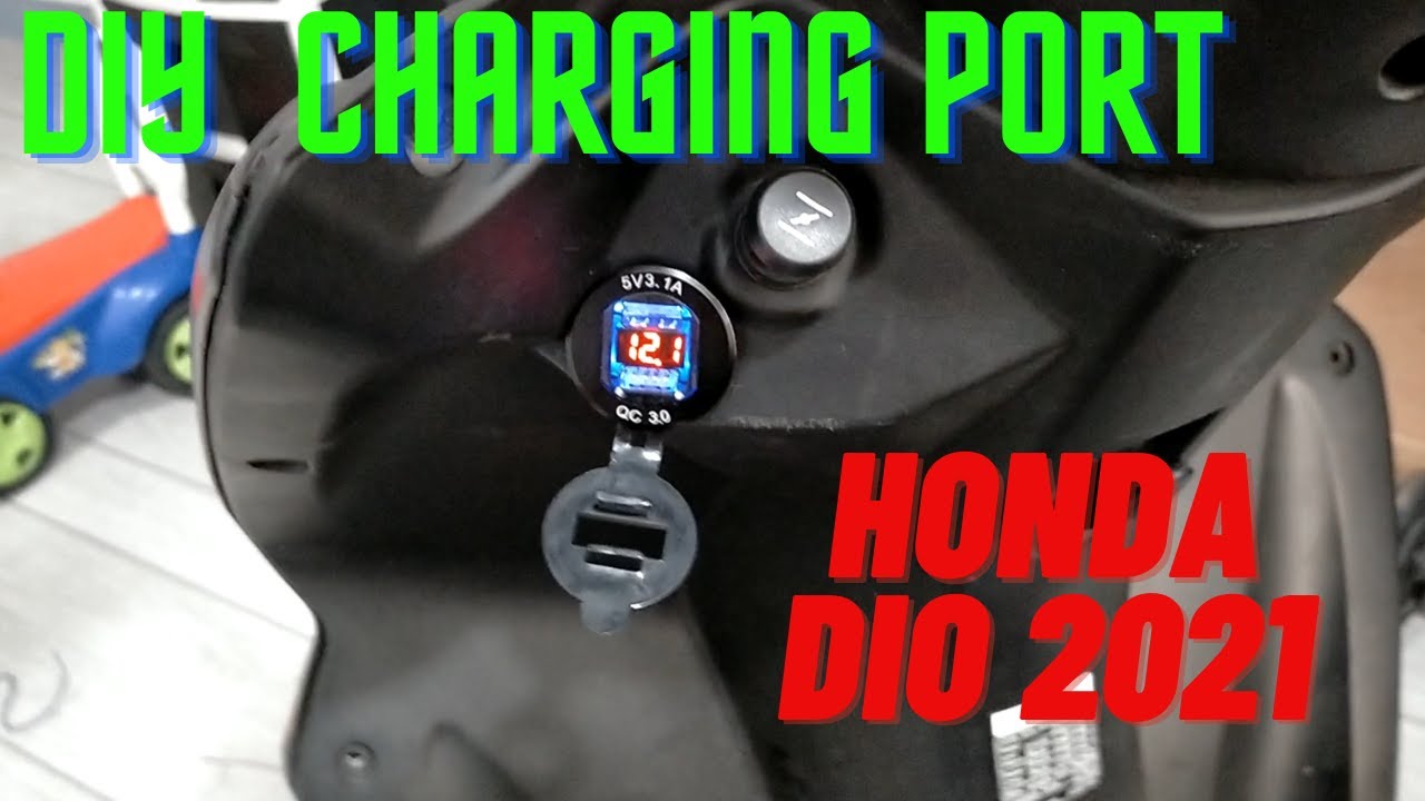 Honda Dio 2021 DIY charging port