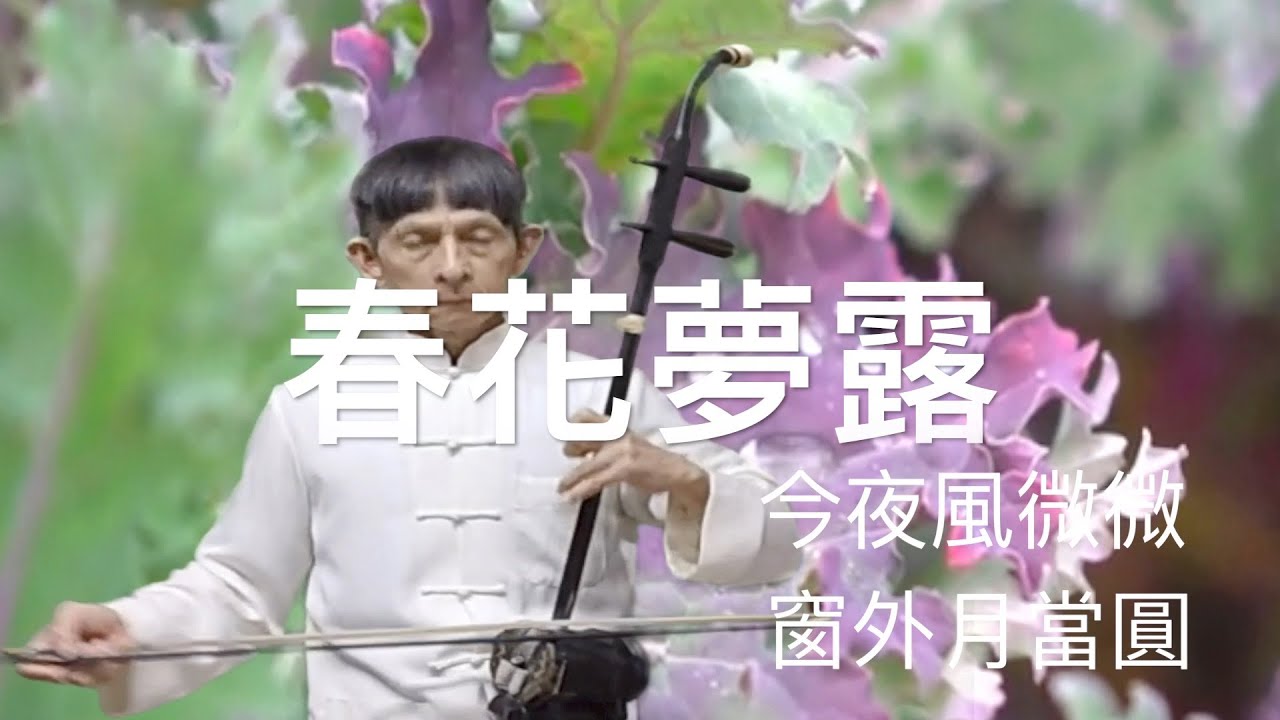 春花夢露一黃乙玲、江蕙、蔡秋鳳。台語老歌二胡演奏（伴唱） 陳亮君老師