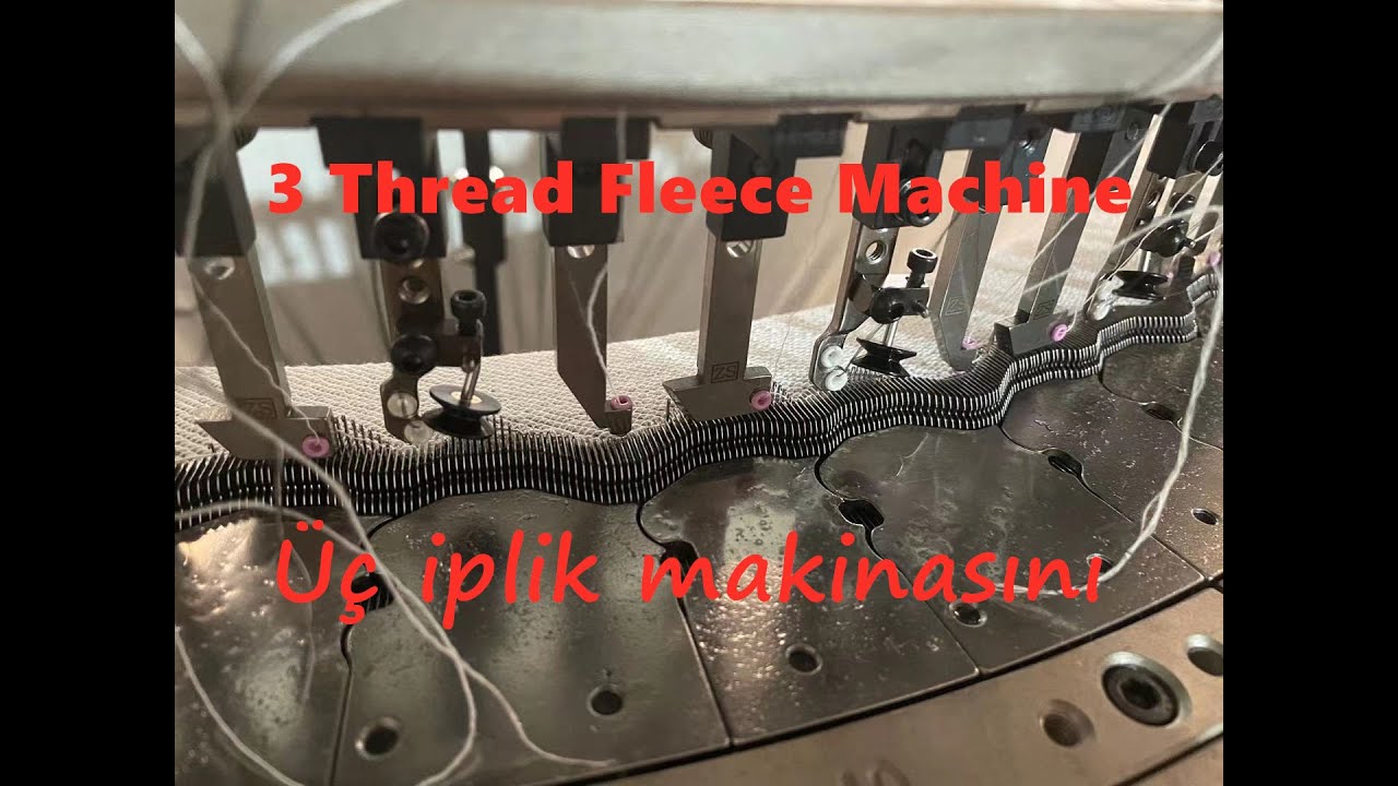3 spinning circular knitting machines