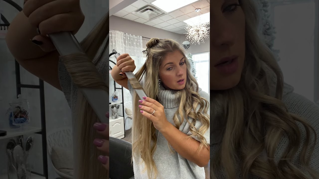 Flat Iron Curls / Beach Waves Tutorial