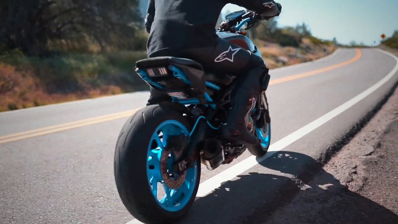 FZ-09 Canyon Run - HD Pure Exhaust Sound | QUARANTINE RIDE