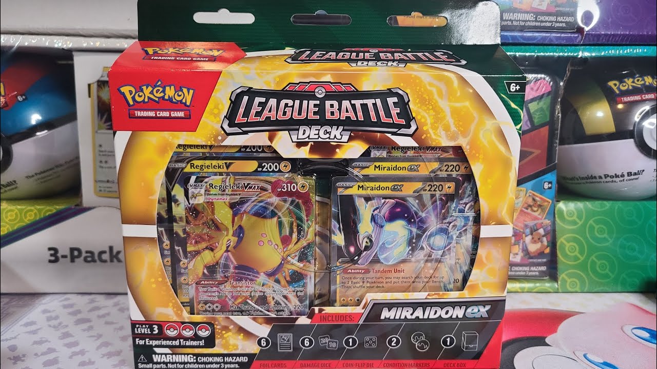 Miraidon ex League Battle Deck Unboxing