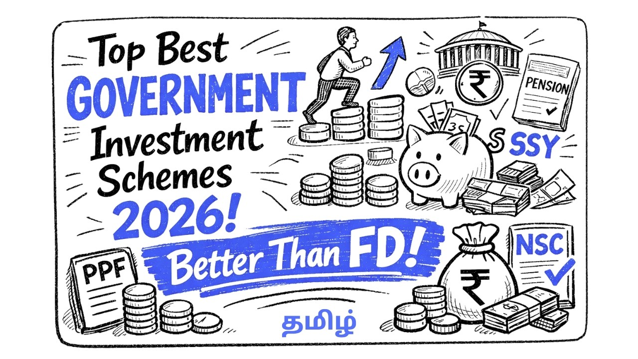 Top Best Government Investment Schemes 2026 💰 | Better Than FD! in Tamil
