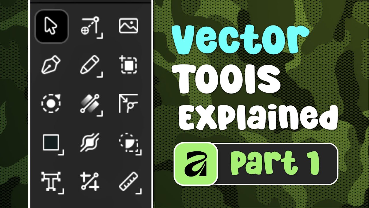 Learn All Vector Tools in Affinity Step by Step - (PART 1)
