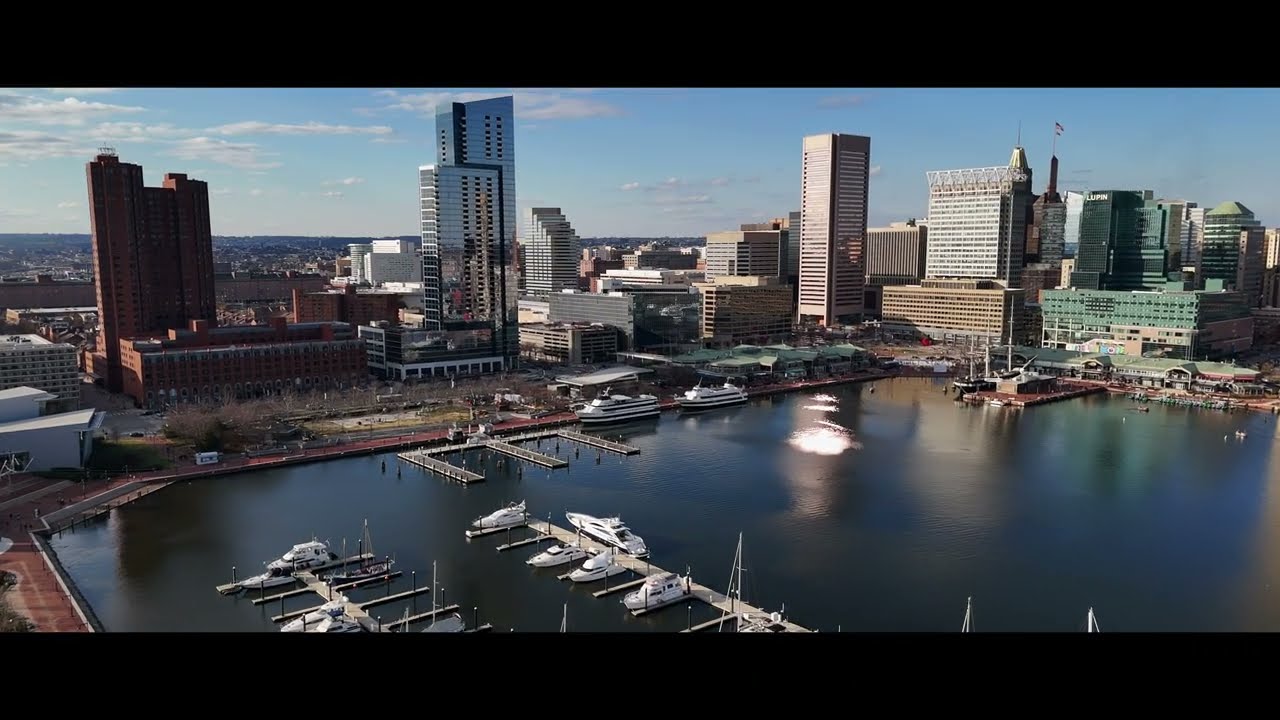 Baltimore, Maryland, USA 🇺🇸 | Key Bridge | 4K Drone Footage -    2023   - Cinematic