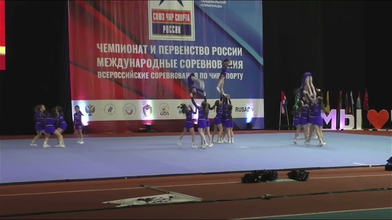 Bagira Kibs ЧИРЛИДИНГ ГРУППА М/Д ЧиП России по Чир спорту 2024 г.Москва