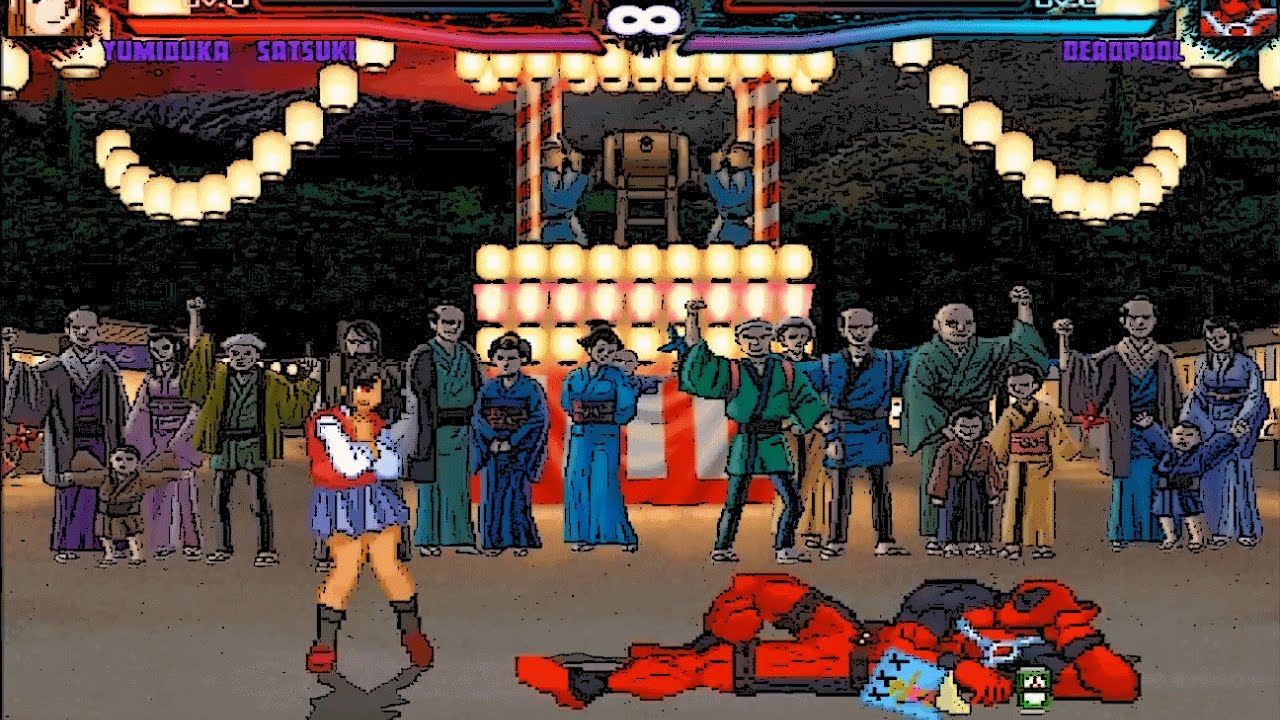 Mugen : Yumiduka Satsuki (Melty Blood) Vs Deadpool (Marvel) (Request)