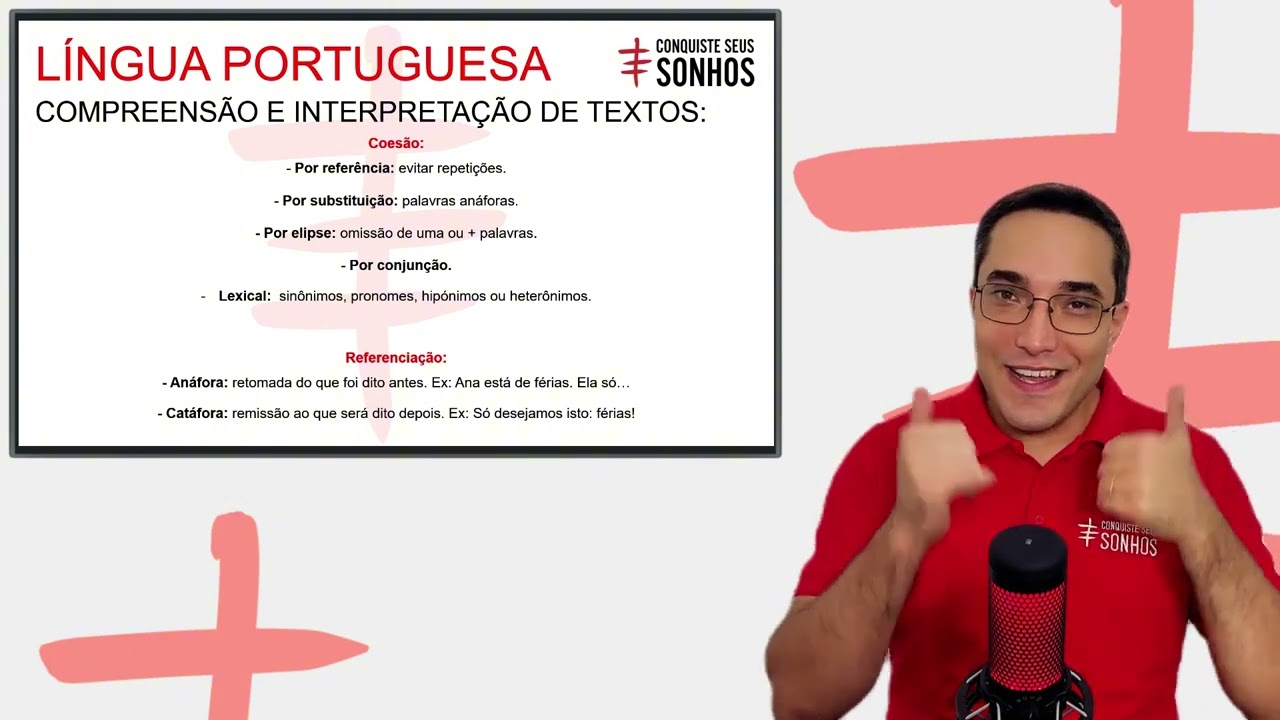 COMPREENSÃO E INTERPRETAÇÃO DE TEXTOS - LÍNGUA PORTUGUESA - CARGO ENSINO MÉDIO - CONCURSO PÚBLICO