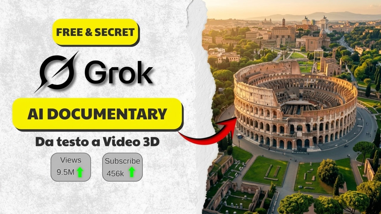 Come creare VIDEO DOCUMENTARI con AI in 3 minuti | GRATIS & in 3 minuti