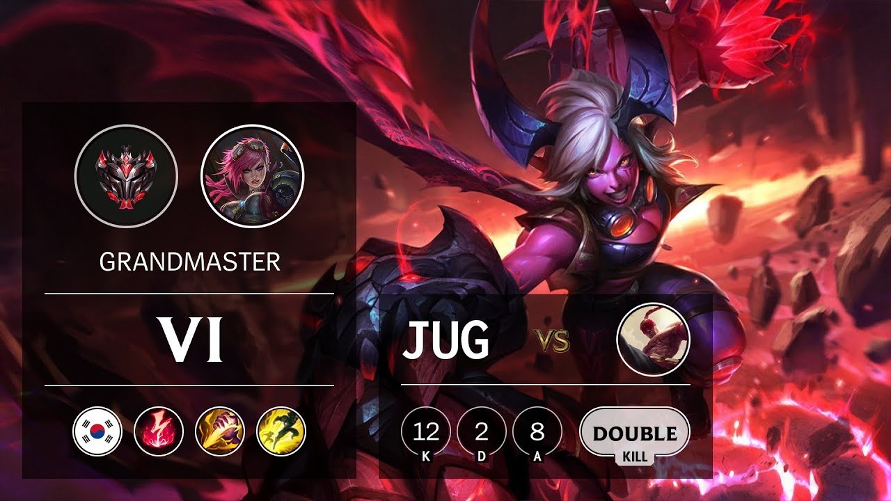 Vi Jungle vs Lee Sin - KR Grandmaster Patch 9.22