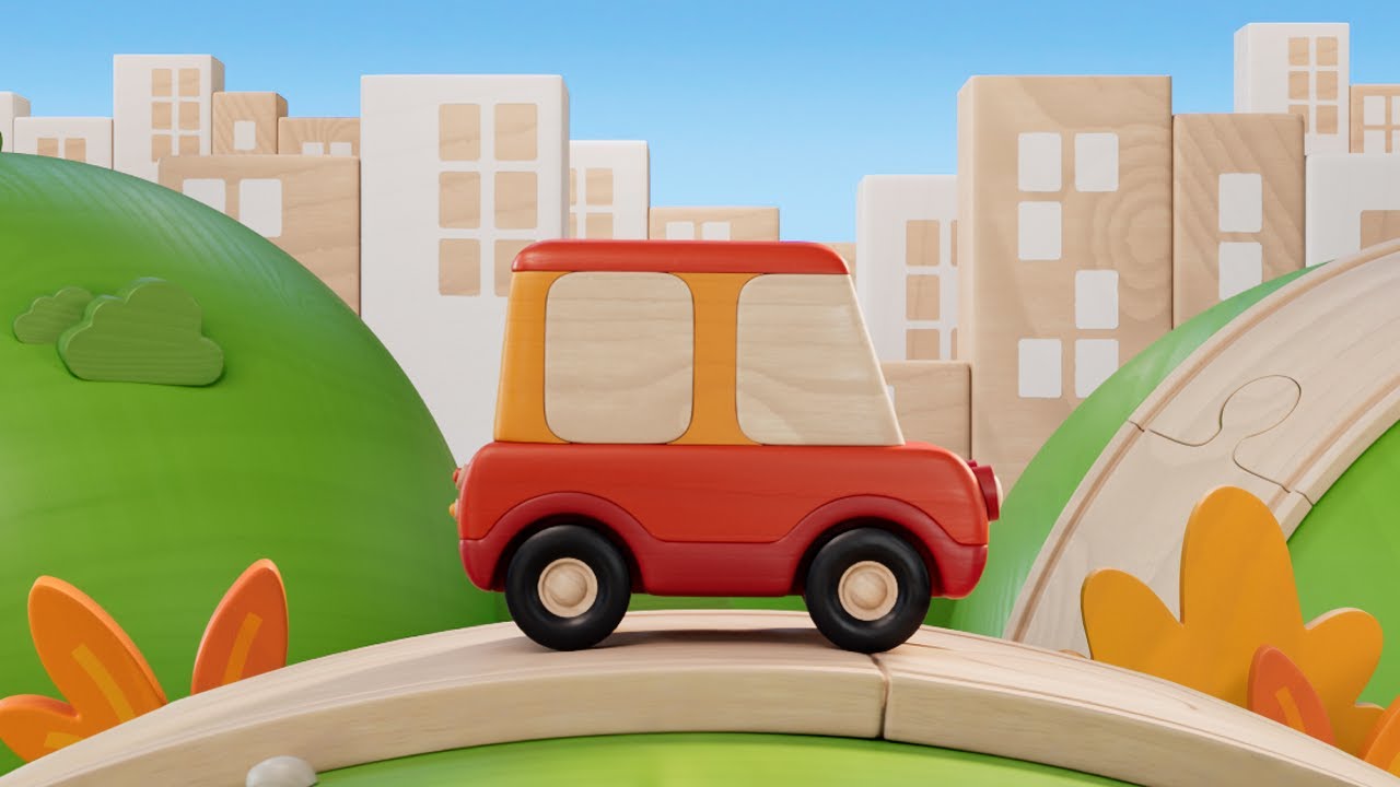 El coche hace Brum Brum! 🚗🎵 Canción con sonidos para niños | Pim Pam Pino