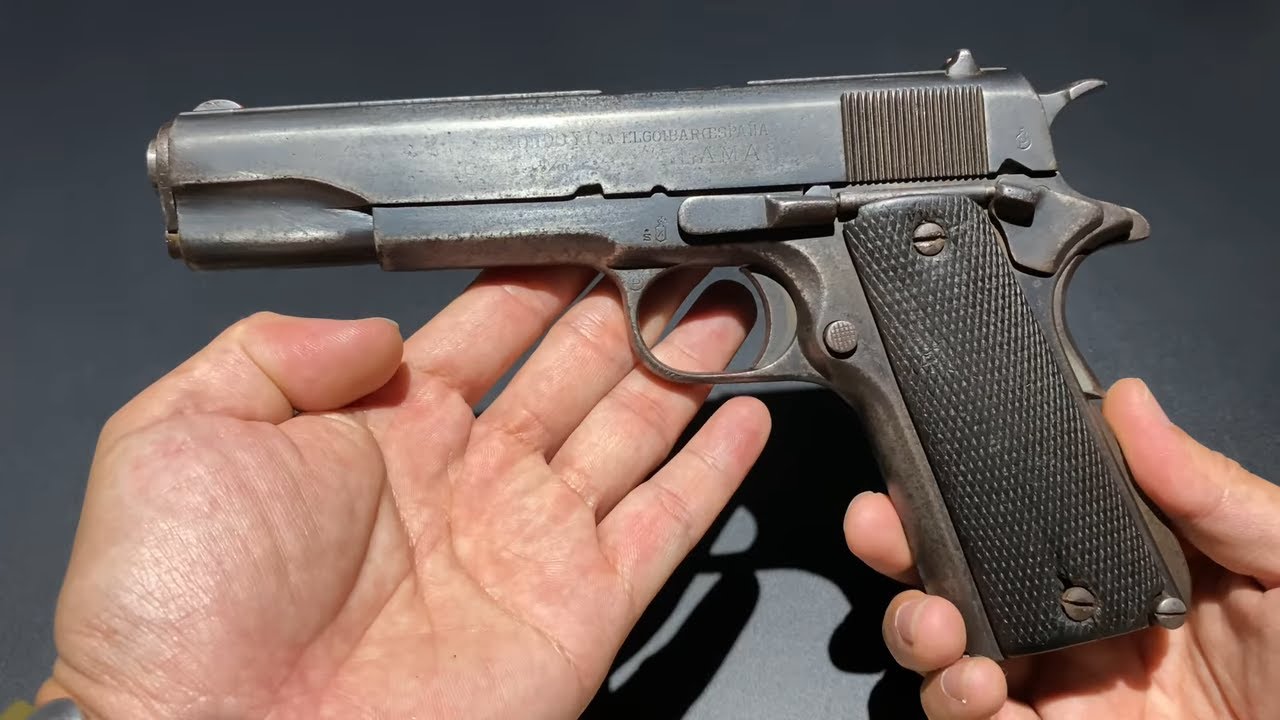 Llama Espacial 1911 .38 Super Automatic ของปู่ให้พ่อต่อมาของผม เก่าเน่าสนิม