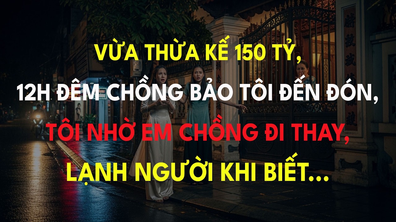 Vừa Thừa Kế 150 Tỷ, 12h Đêm Chồng Bảo Tôi Đến Đón, Tôi Nhờ Em Chồng Đi Thay, Lạnh Người Khi Biết...