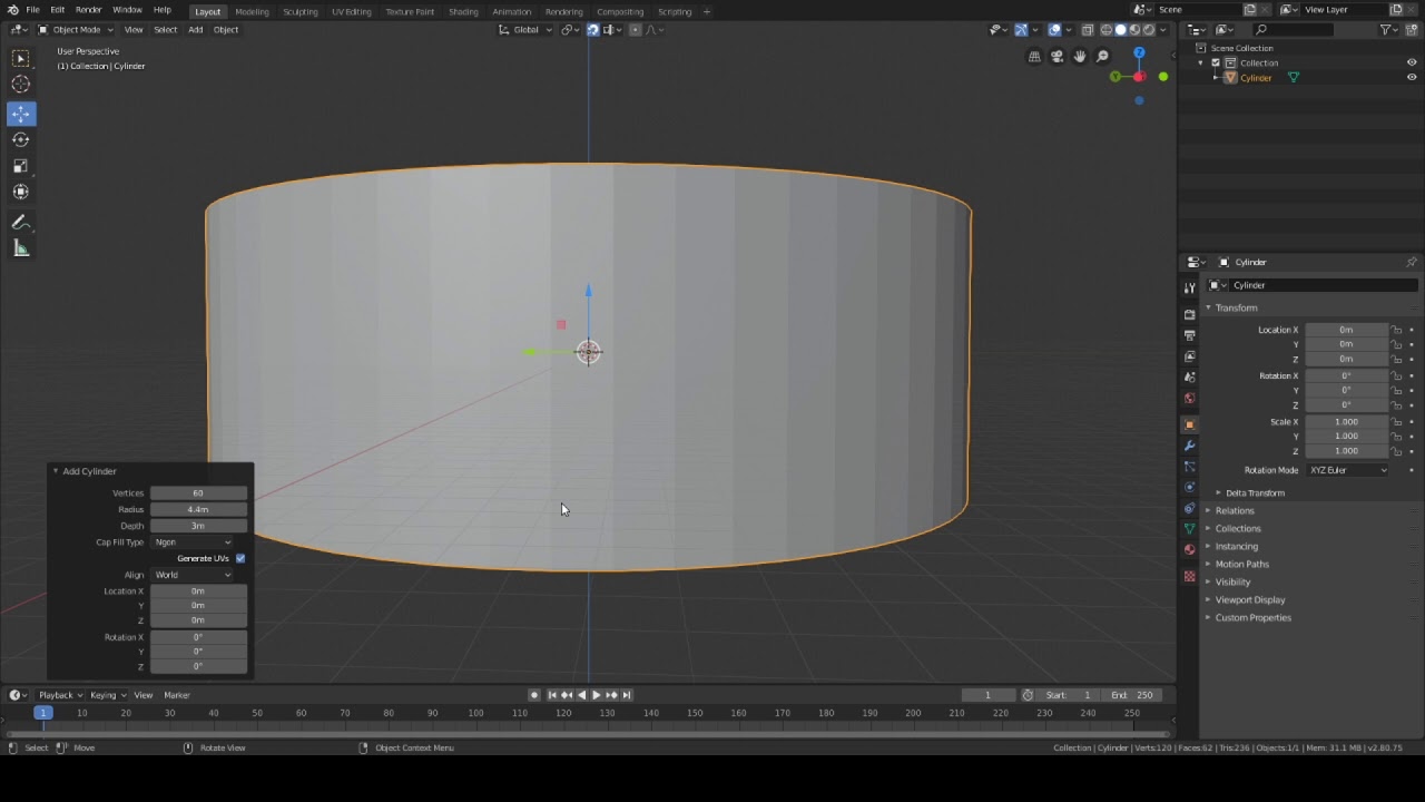 Blender. Моделирование реальной детали. Точное моделирование.