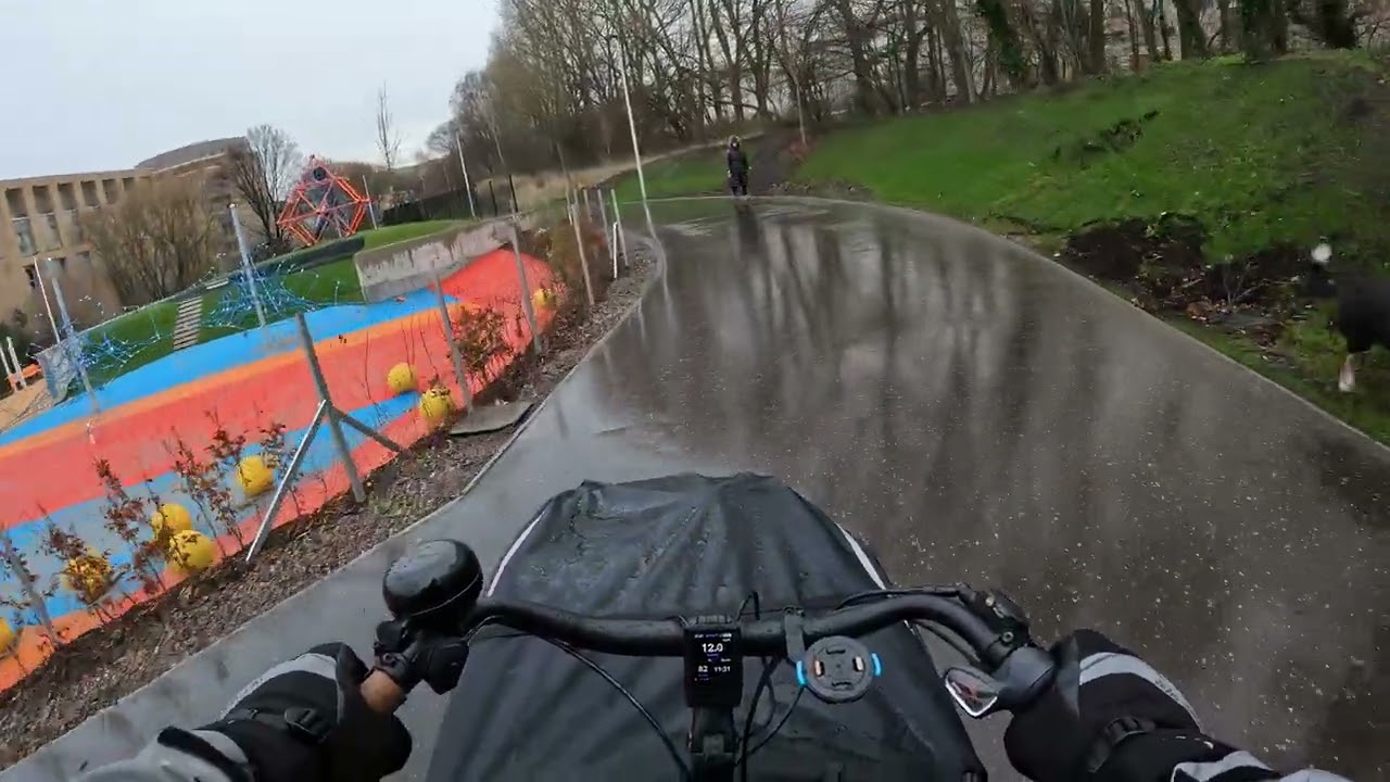 Roseburn to Union Canal Link - Southbound from the Roseburn Path to Gibson Terrace