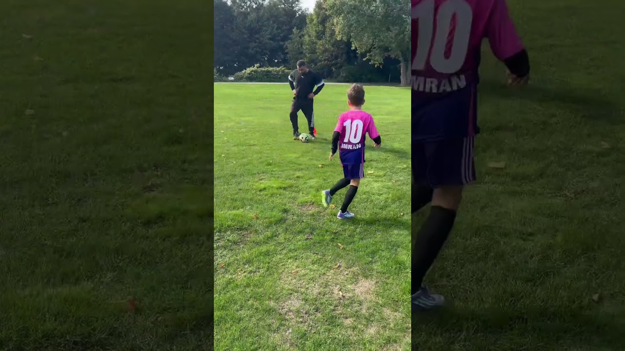 Football From Childhood: 8-Year-Old in Training ⚽ 