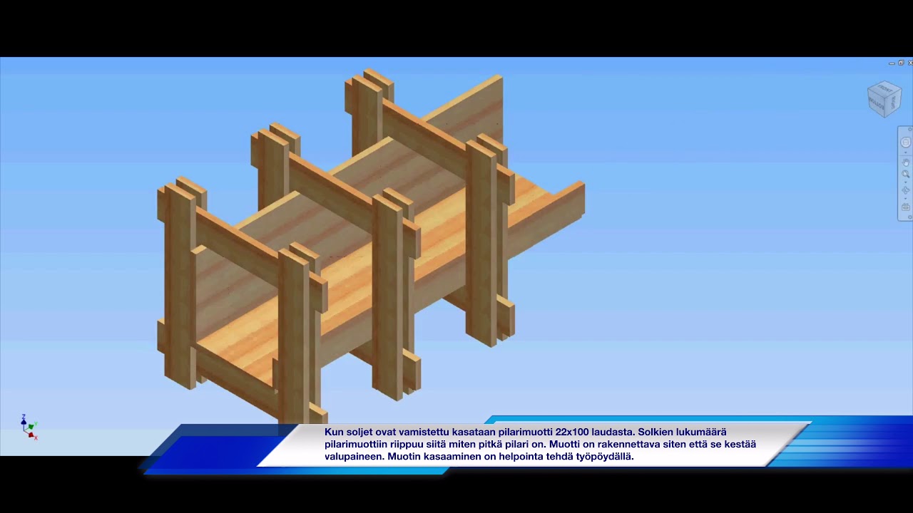 Pilarimuotin valmistus