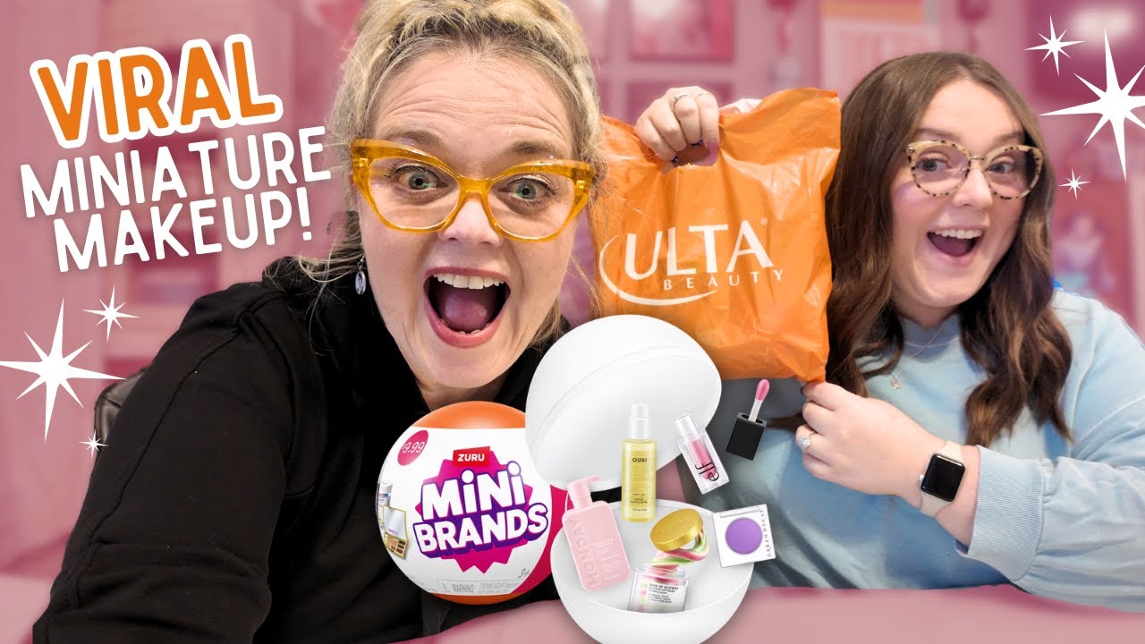 VIRAL Mini Make-Up Ulta Mini Brands Mother/Daughter Unboxing!