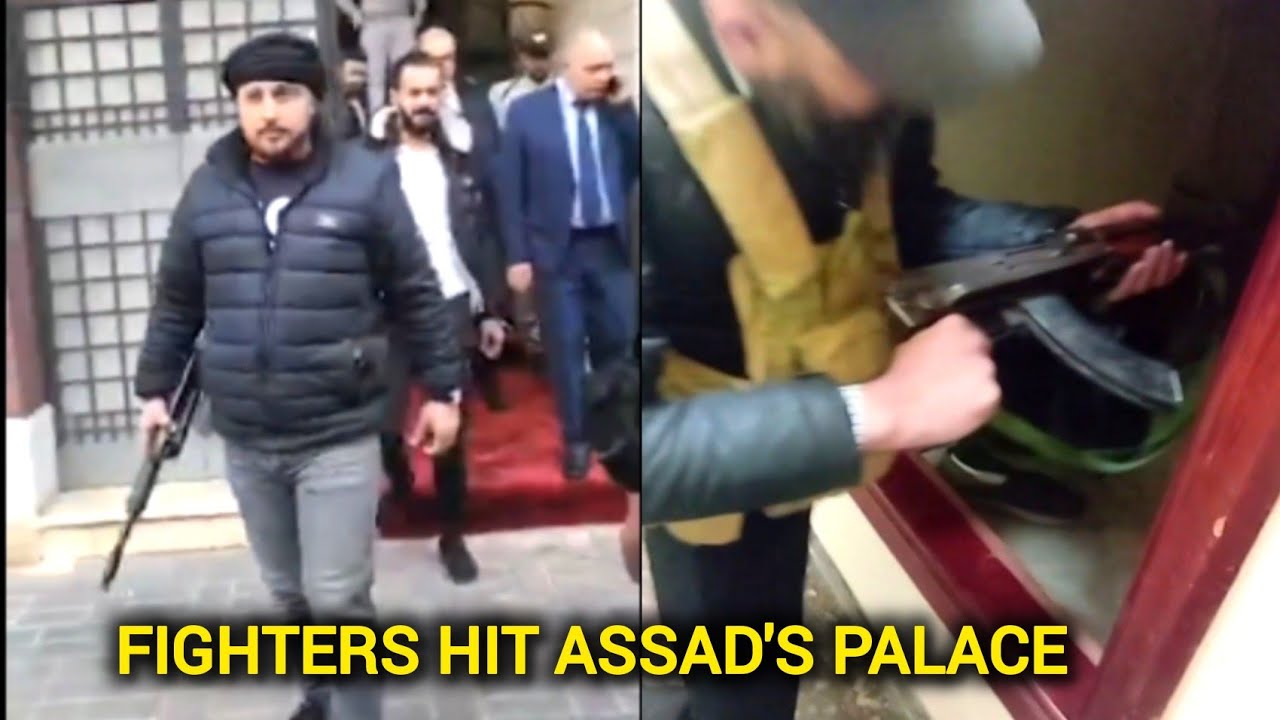 Syrian rebels hit President Assad's palace in Damascus