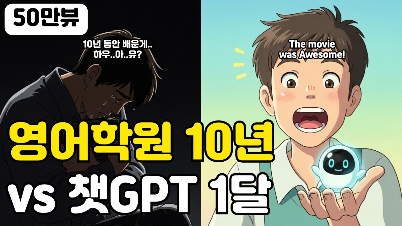 미쳤다.. 충격적인 챗GPT 자동 영어 학습법 및 실제 후기 (vs 제미나이)