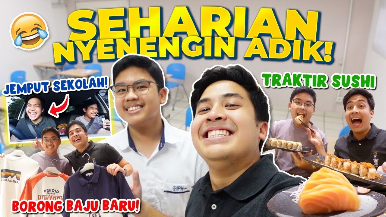 SURPRISE JEMPUT ADIK KE SEKOLAH, KAGET BANGET!😂 AJAK MAKAN + BELANJA!