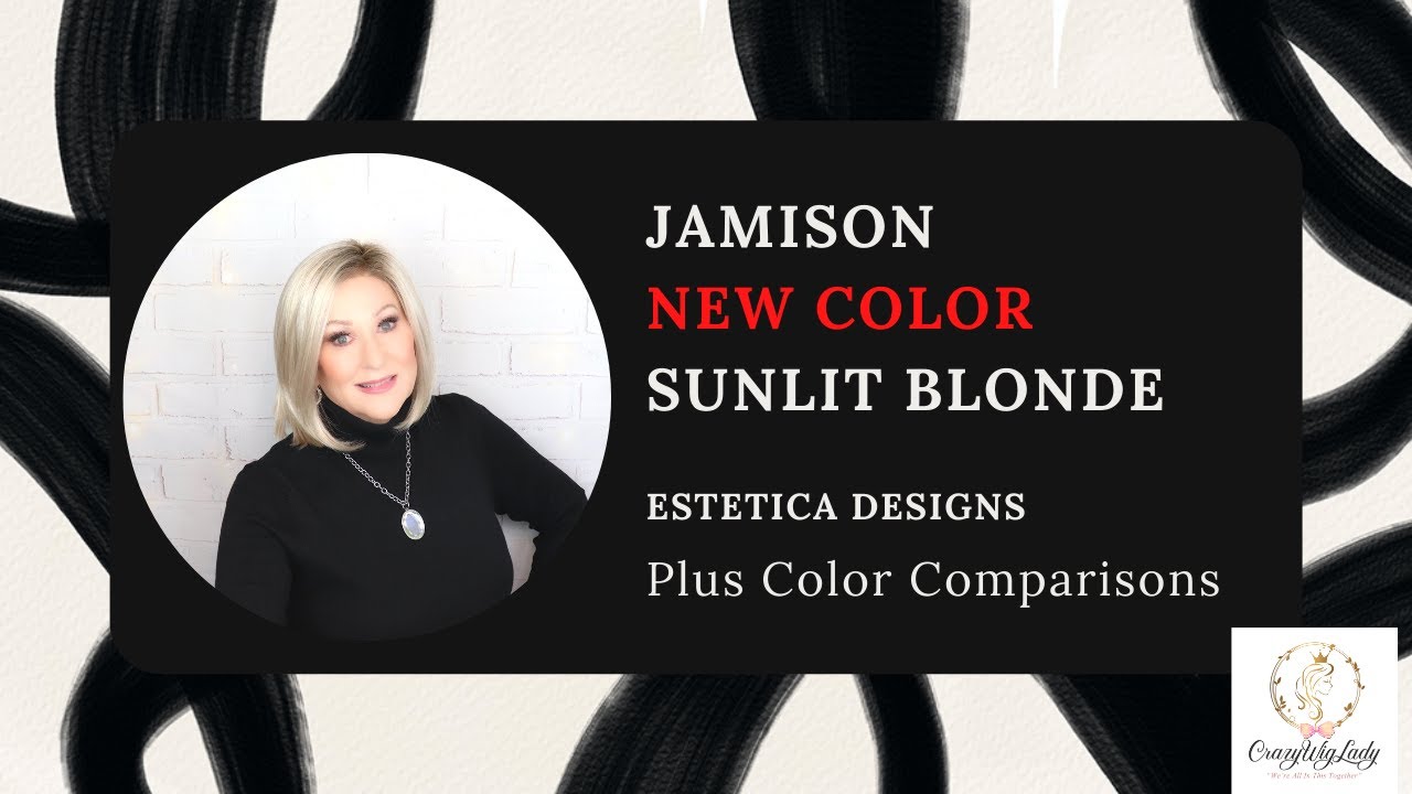SUNLIT BLONDE | NEW COLOR | Estetaica Designs JAMISON wig review | Compare styles and chat!