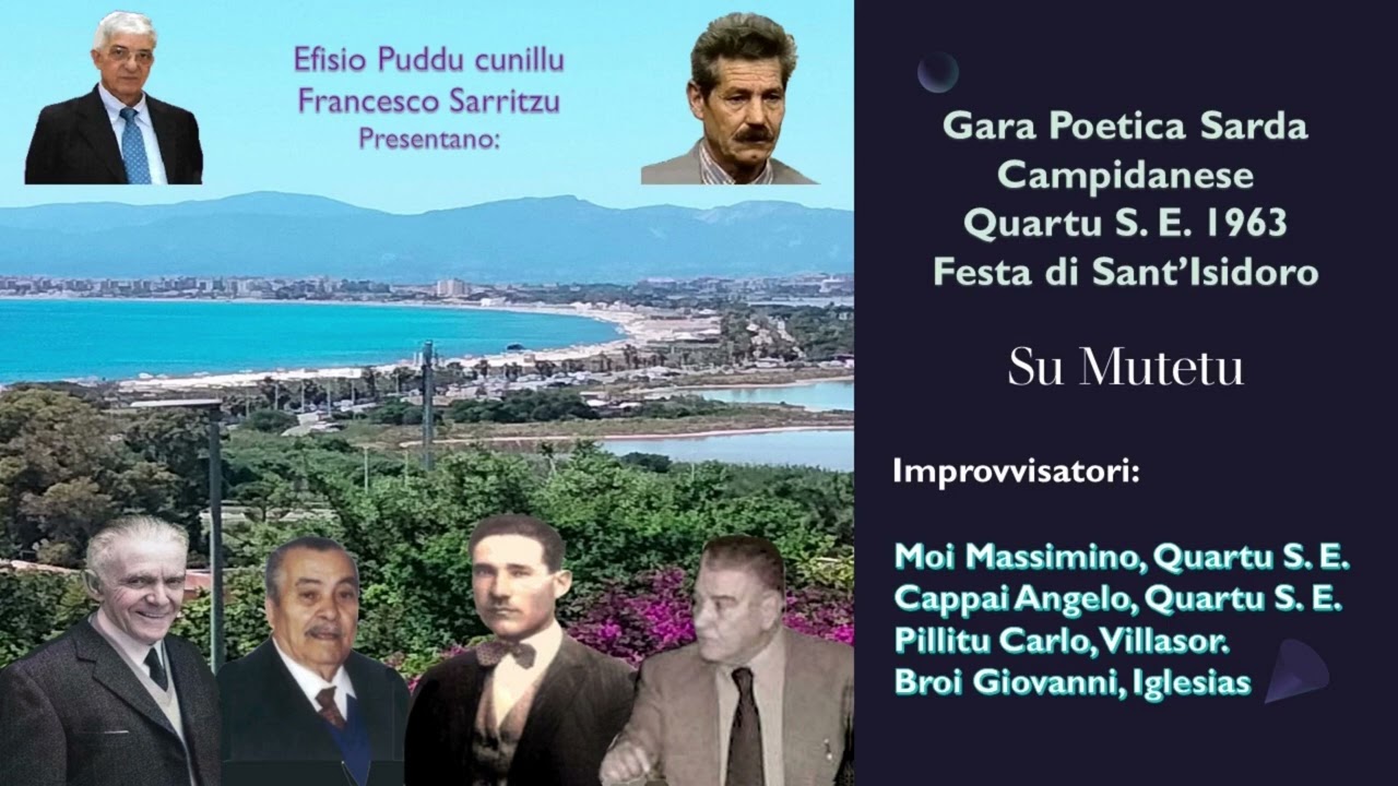 1963 QUARTU S  ISIDORO MOI-CAPPAI-PILLITU-BROI.