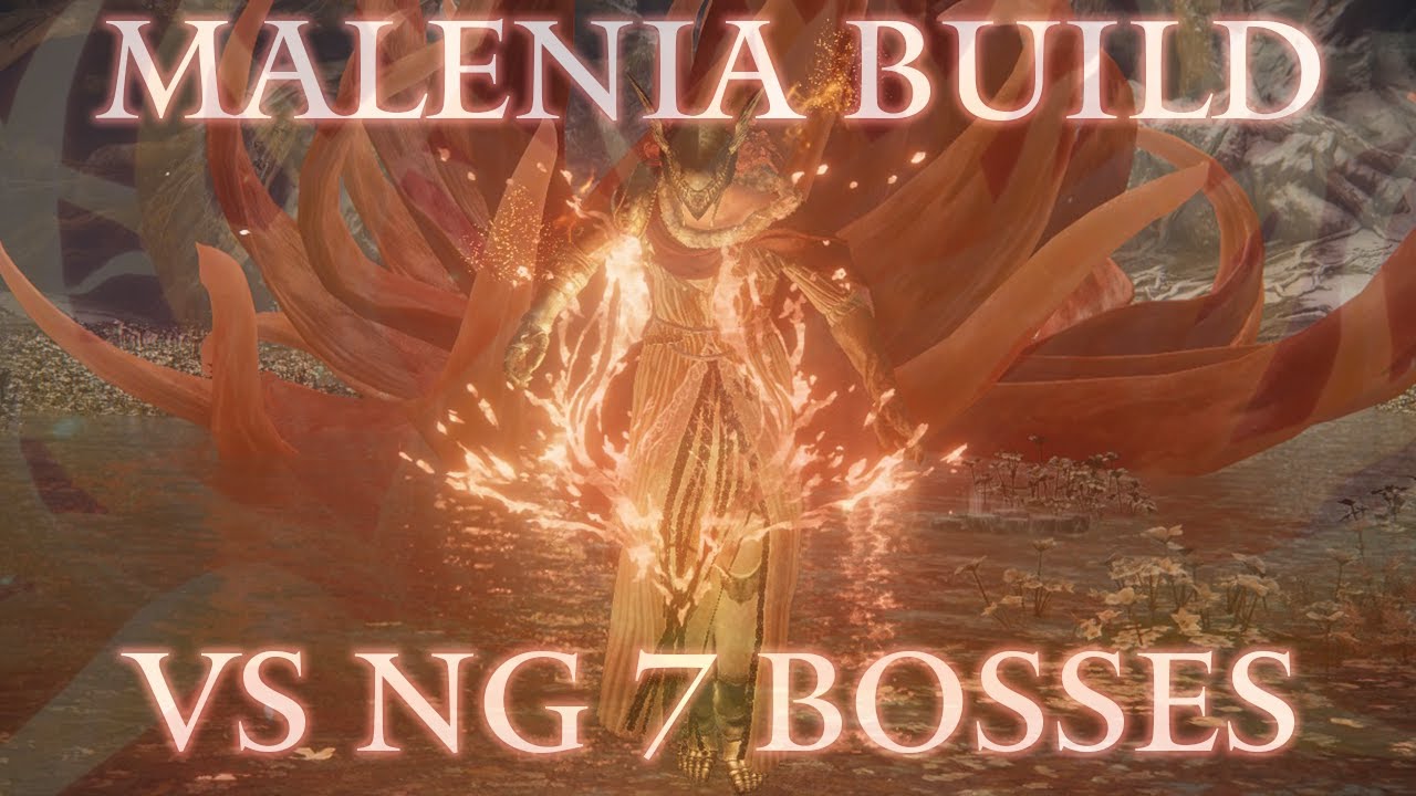 Elden Ring Malenia Build Vs NG+ 7 Bosses | Hand of Malenia
