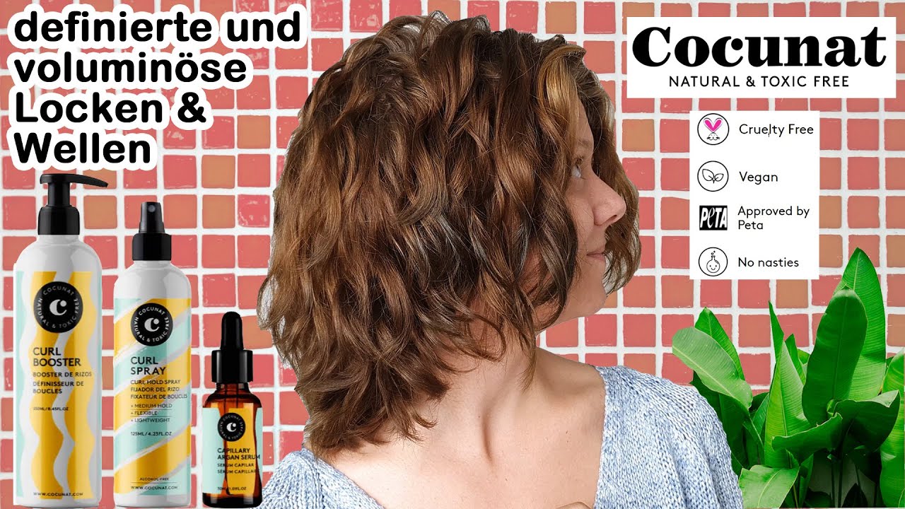 Wunderschöne Wellen & Locken mit Cocunat: Locken in 3 Schritten & Gewinnspiel - CURLY GIRL METHODE