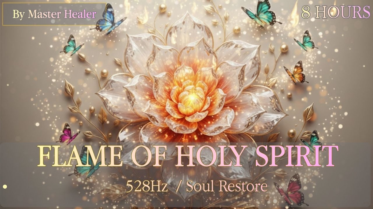 FLAME OF HOLY SPIRIT | 528Hz Miracle Healing Frequency | Deep Spiritual Cleansing (성령의 불꽃)