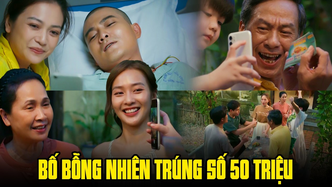 Cả nhà vui như tết khi bố bỗng nhiên trúng số 50 triệu | Gia đình mình vui bất thình lình