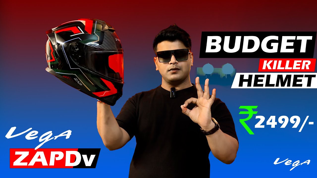 New Vega Zap DV😍New Budget Killer Helmet  Best Helmet Under 2500 | Better Than Studds Drifter?