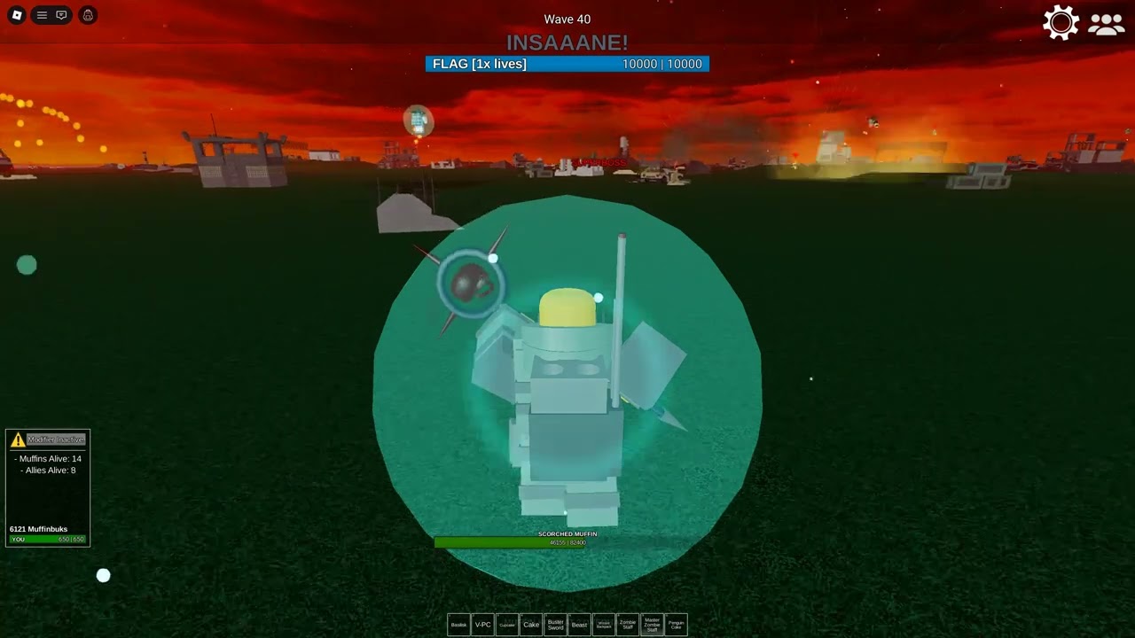 Roblox Muffin Kombat 2 Overhaul Scorched defeated
