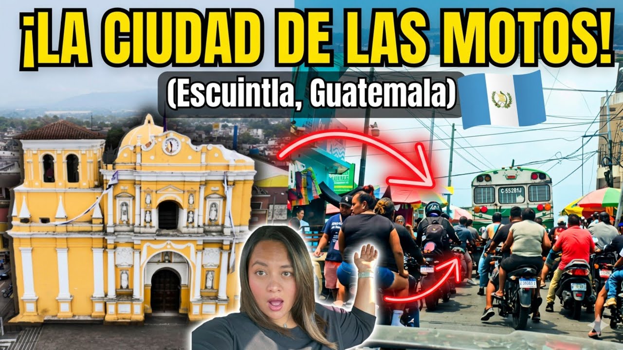 ¡SALVADOREN̈A NUNCA HABÍA VISTO ALGO IGUAL! 😱 Miles de motos en Escuintla, Guatemala 🇬🇹