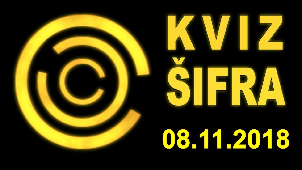 KVIZ ŠIFRA (08.11.2018)