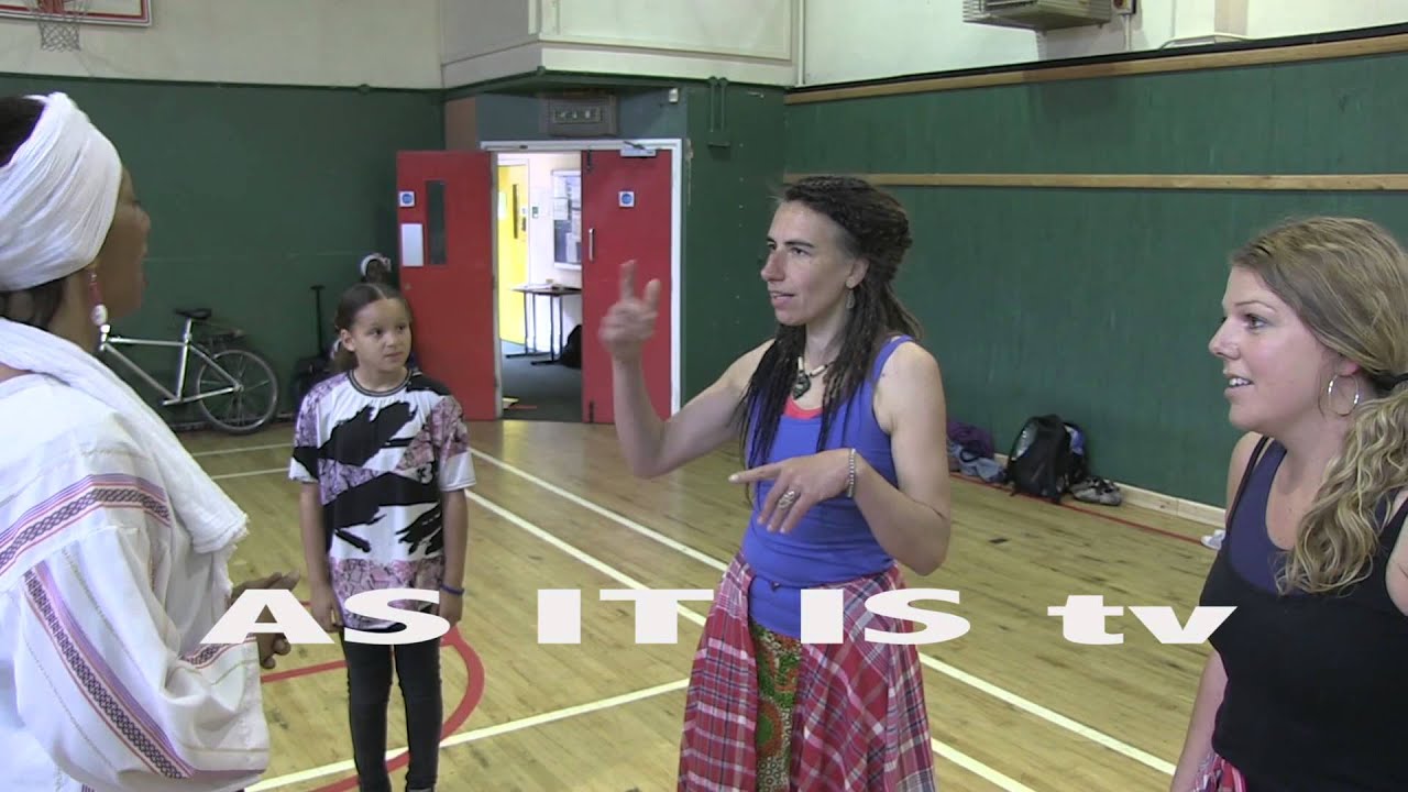 angie anderson teaching caribbean dance