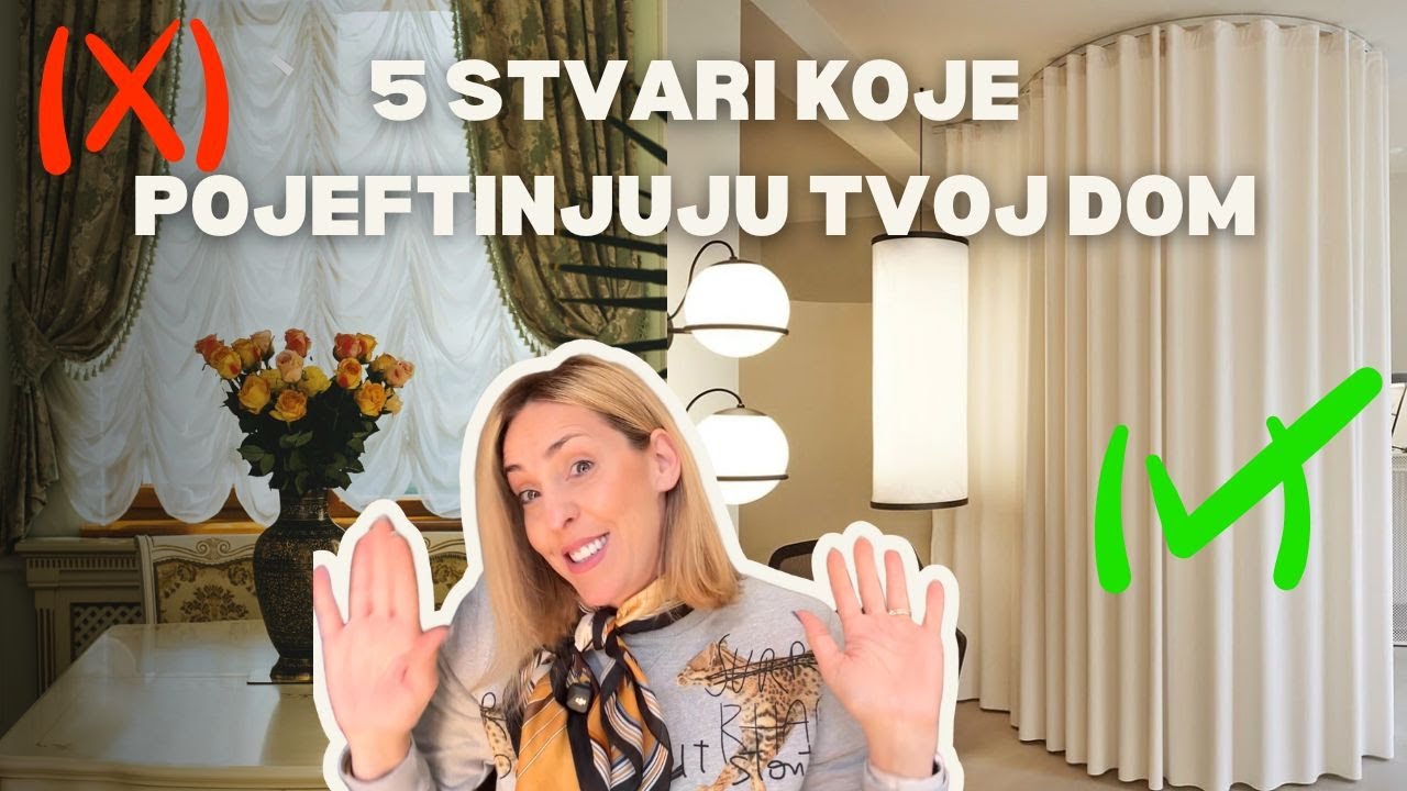 5 STVARI KOJE POJEFTINJUJU VAŠ DOM