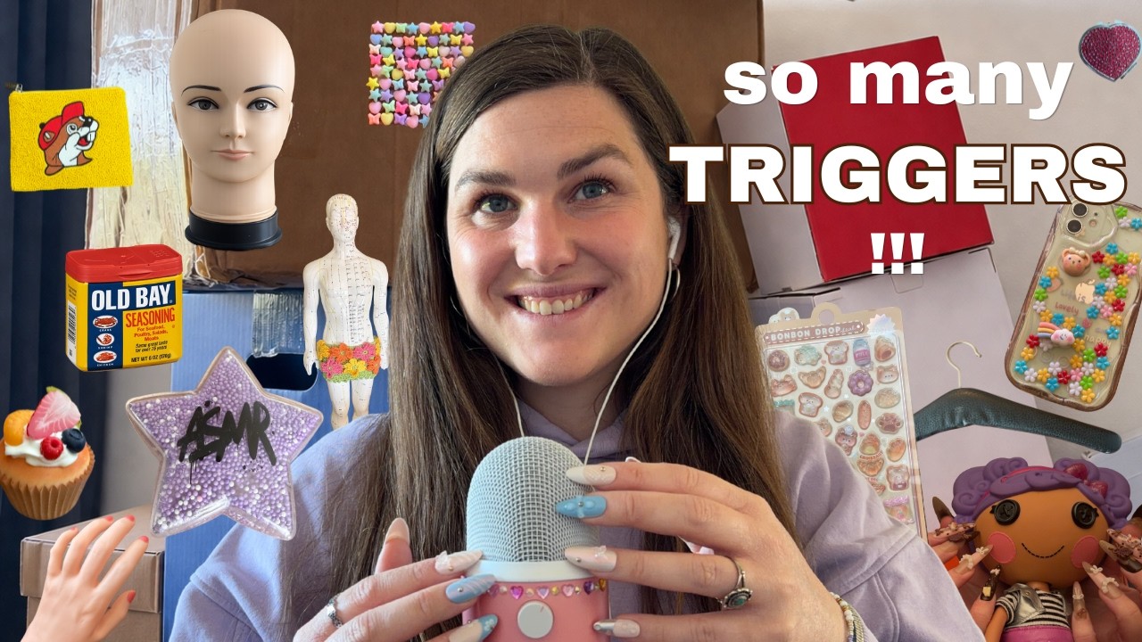 I do ASMR on ALL my triggers, because I moved 📦✨ Tapping & Scratching 🧚🏻&zwj;♀️ Whispering