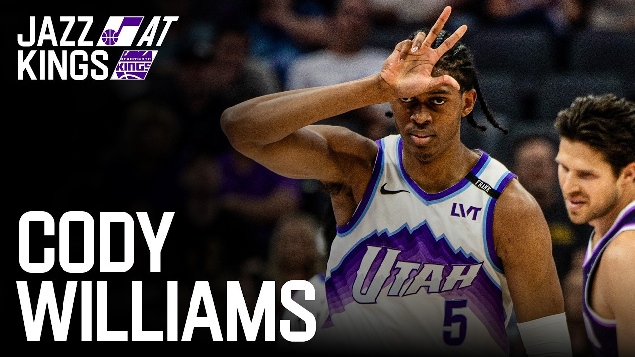 CODY WILLIAMS CAREER-HIGH 🚨 | UTAH JAZZ