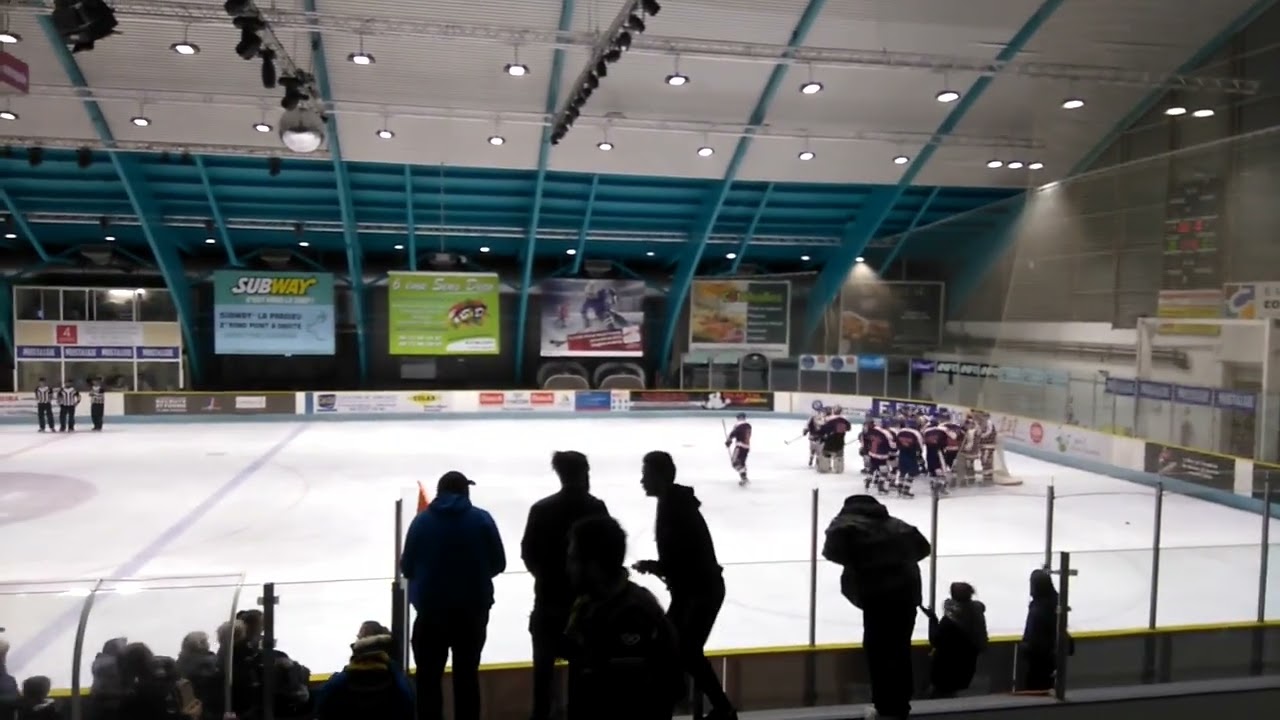 Hockey D2 8e de finale HCCA Les Sangliers Arvernes🐗 vs Les Lions de Wasquehal 🦁 🏒🥅 (24/02/2018)