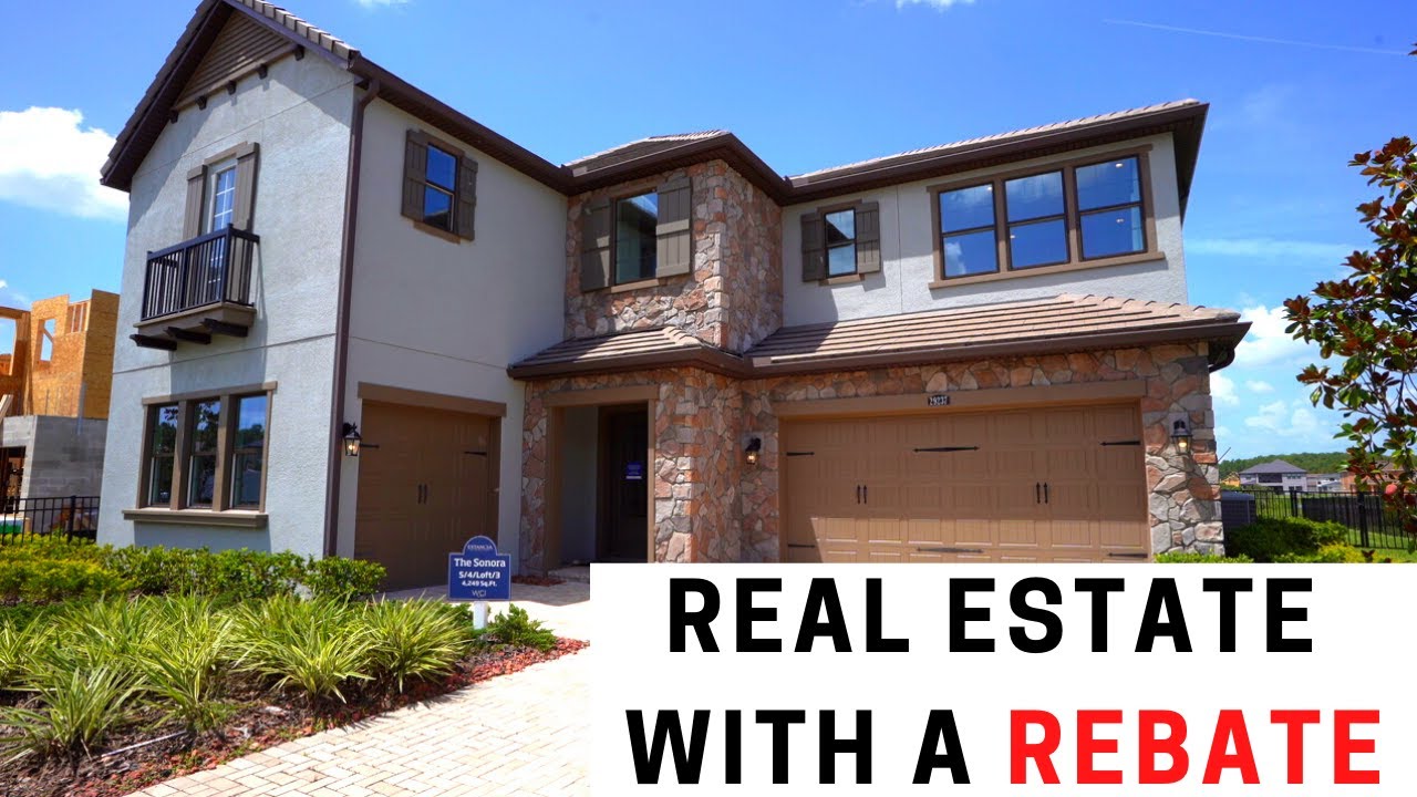 WCI Homes Sonora model in Ravello-Estancia in Wiregrass Ranch in Wesley Chapel. Buyer agent Rebate.