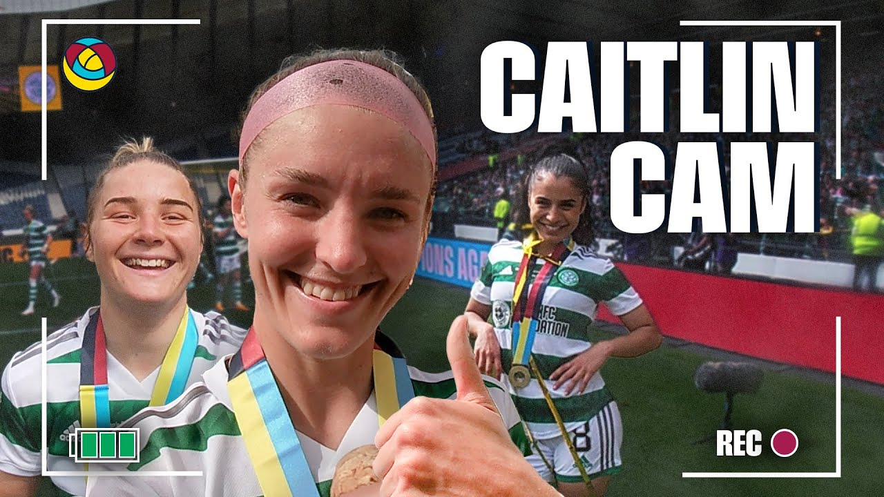 📹 Champagne, Celebrations & Autographs with Caitlin Hayes! | Women's Scottish Cup Final 2022-23
