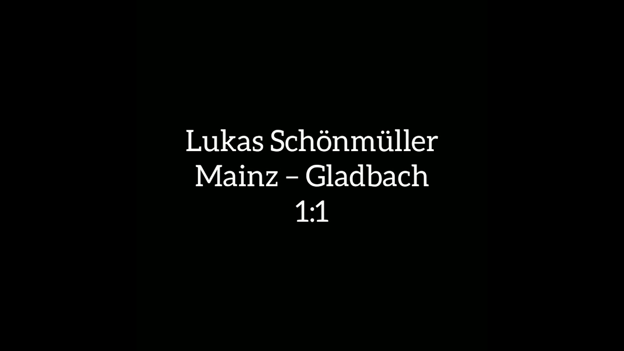 Lukas Schönmüller kommentiert Mainz – Gladbach | Endstand: 1-1