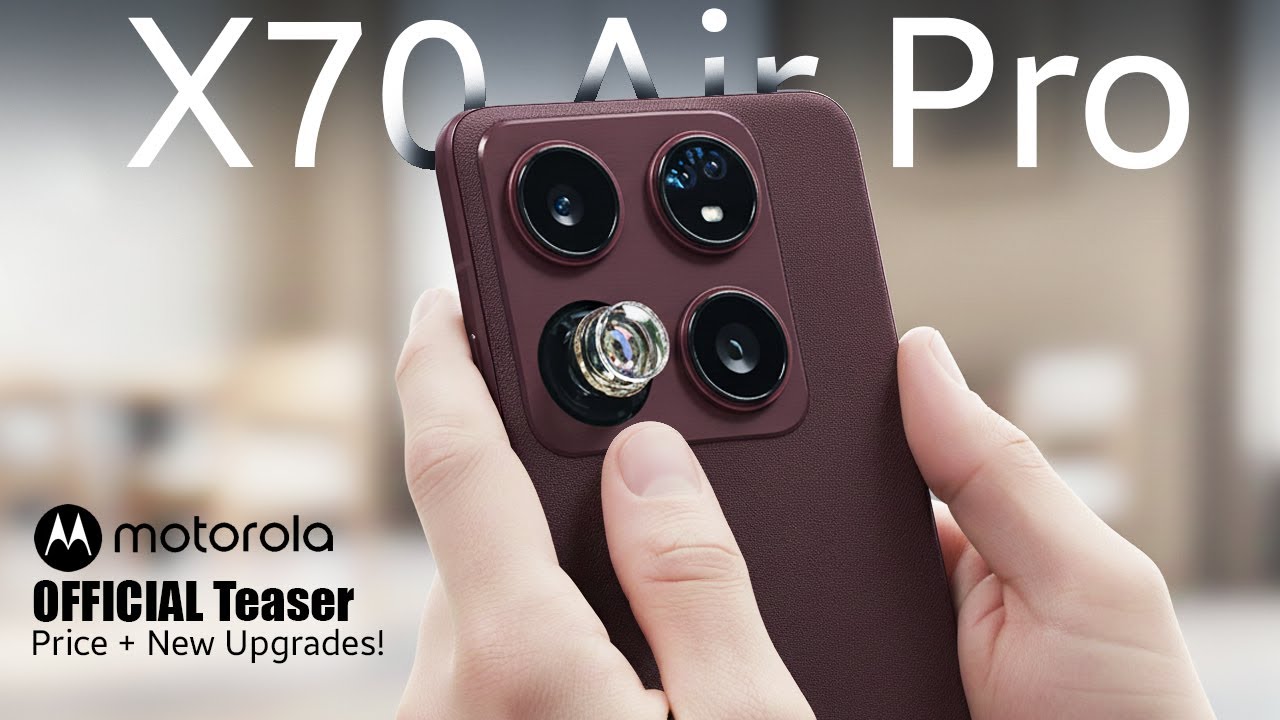 Moto X70 Air Pro: Official Teaser + Price | Motorola Confirms New Era of Photography!