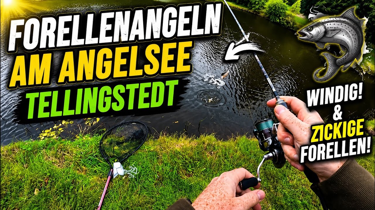 Forellenangeln am Angelsee Tellingstedt UL Fishing